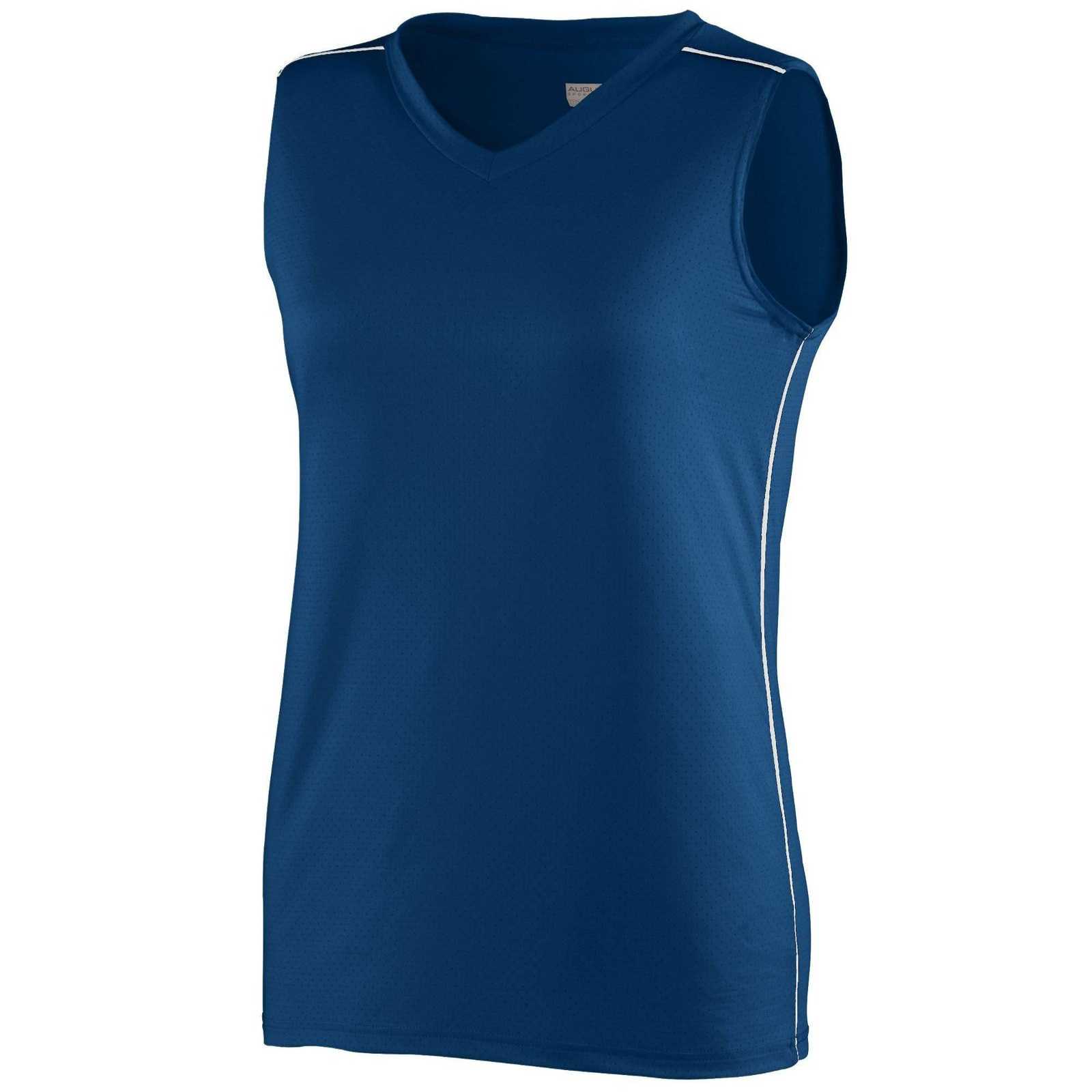 Augusta 1350 Ladies Storm Jersey - Navy White - HIT a Double