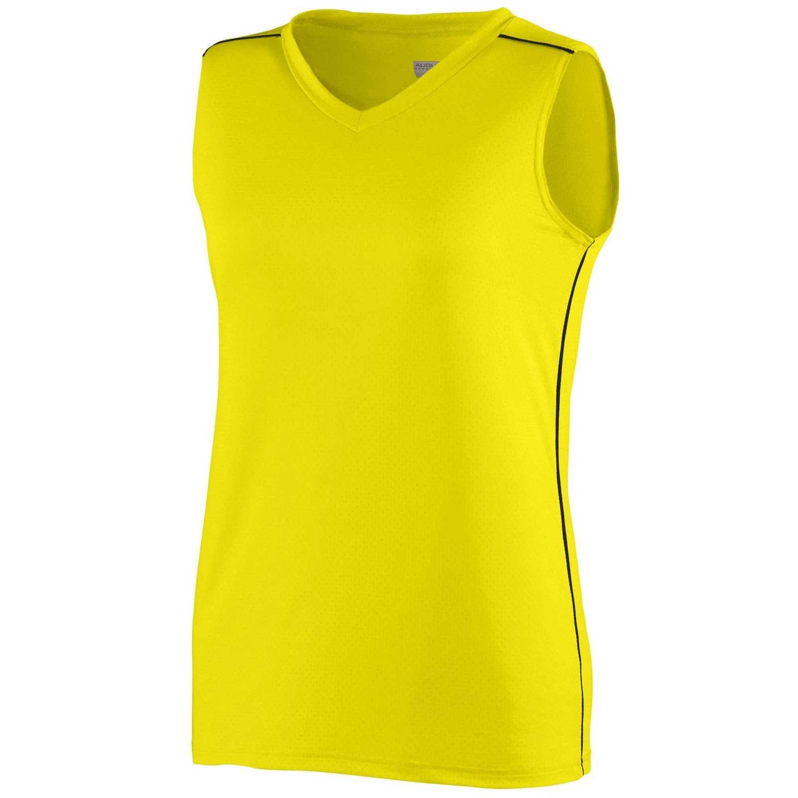 Augusta 1350 Ladies Storm Jersey - Power Yellow Black - HIT a Double