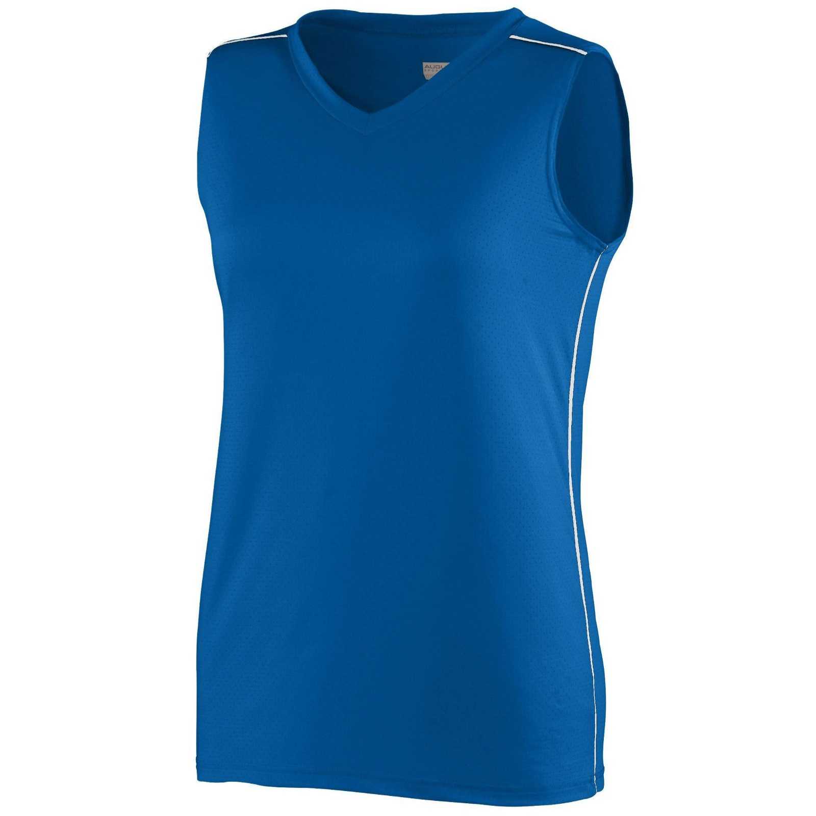 Augusta 1350 Ladies Storm Jersey - Royal White - HIT a Double