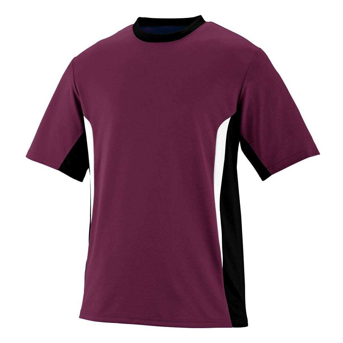 Augusta 1510 Surge Jersey - Maroon Black White - HIT a Double