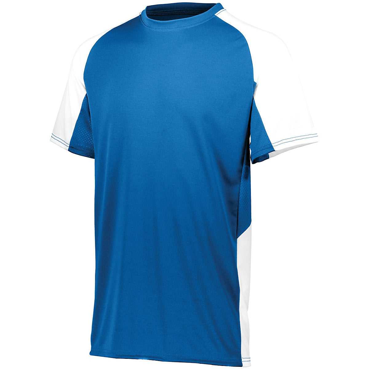 Augusta 1517 Cutter Jersey - Royal White - HIT a Double