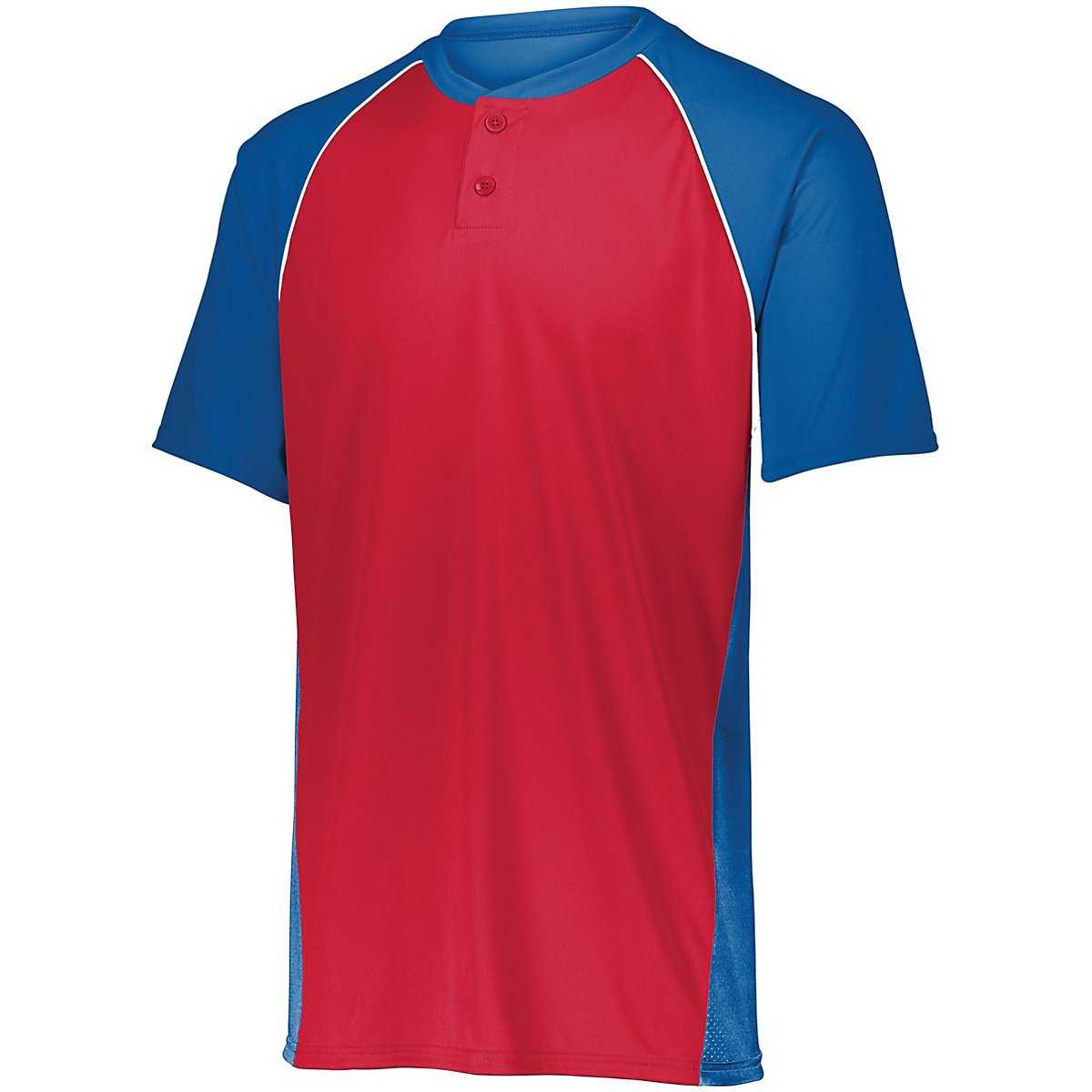 Augusta 1561 Youth Limit Jersey - Royal Red White - HIT a Double