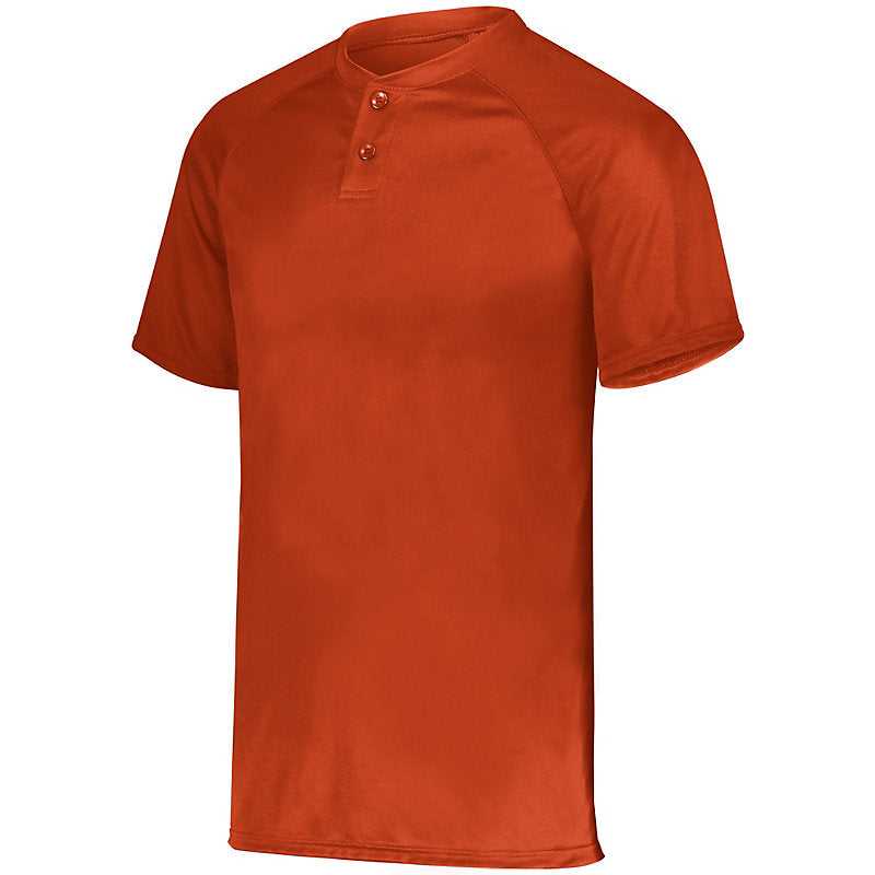 Augusta 1566 Youth Attain Two-Button Jersey - Orange - HIT a Double