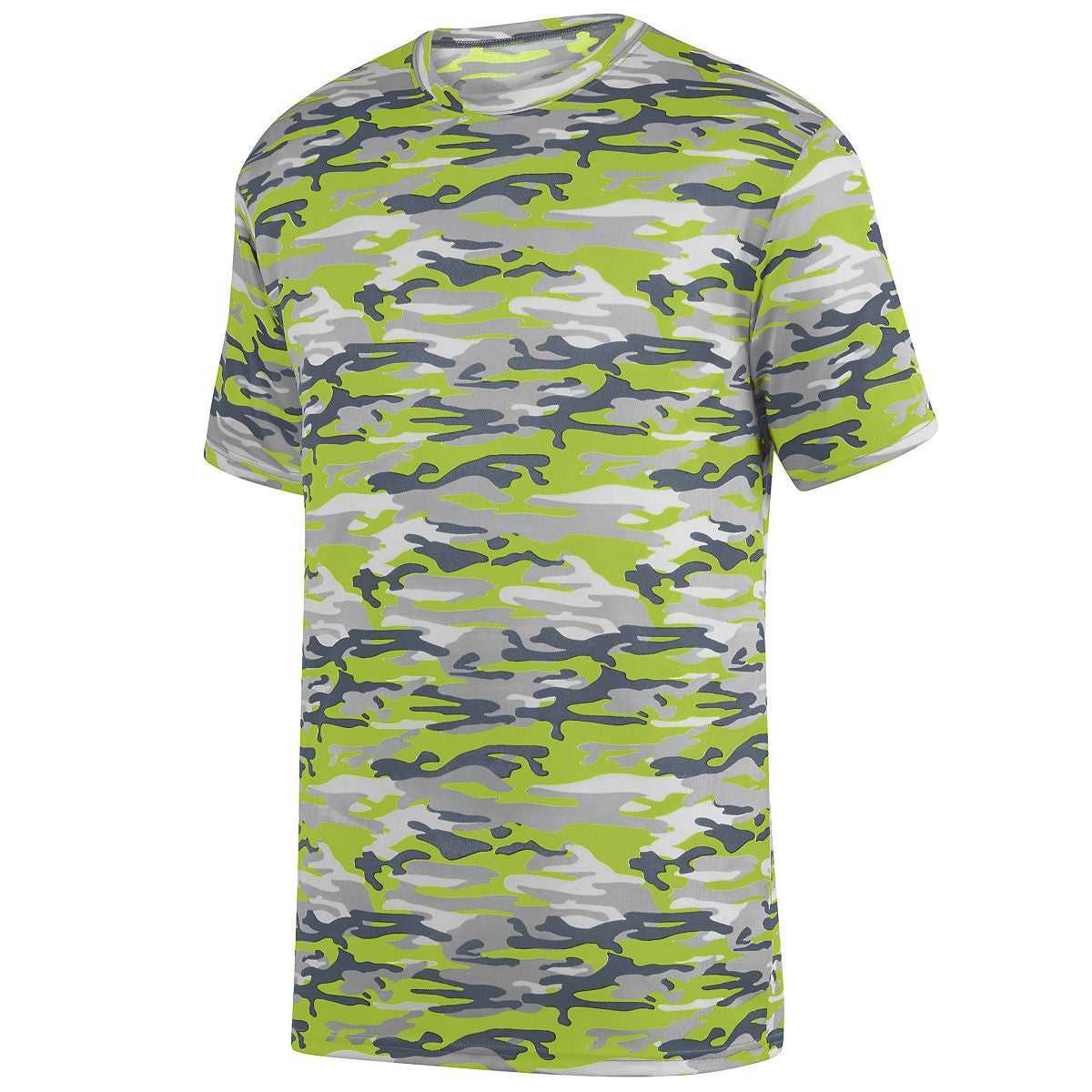 Augusta 1806 Mod Camo Wicking Tee Youth - Lime Mod - HIT a Double