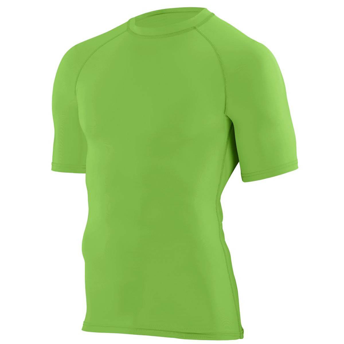 Augusta 2600 Hyperform Compression Short Sleeve Shirt - Lime - HIT a Double