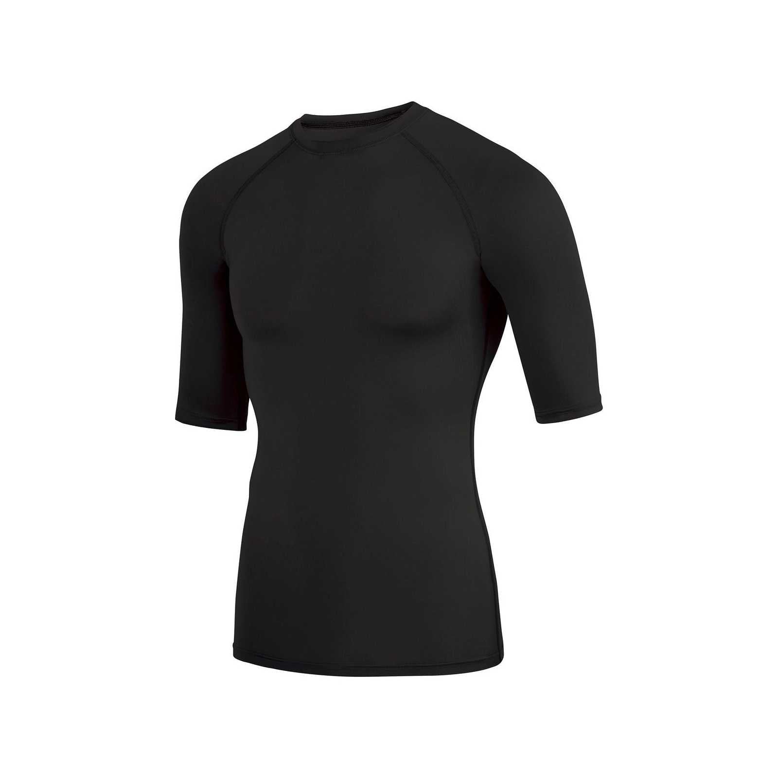 Augusta 2606 Hyperform Compression Half Sleeve Shirt - Black - HIT a Double