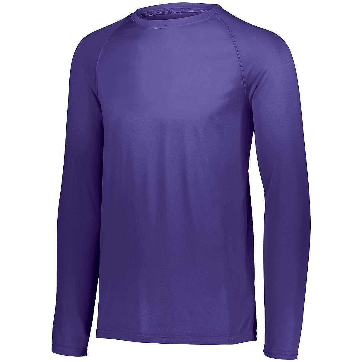 Augusta 2795 Attain Wicking Long Sleeve Shirt - Purple (Hlw) - HIT a Double