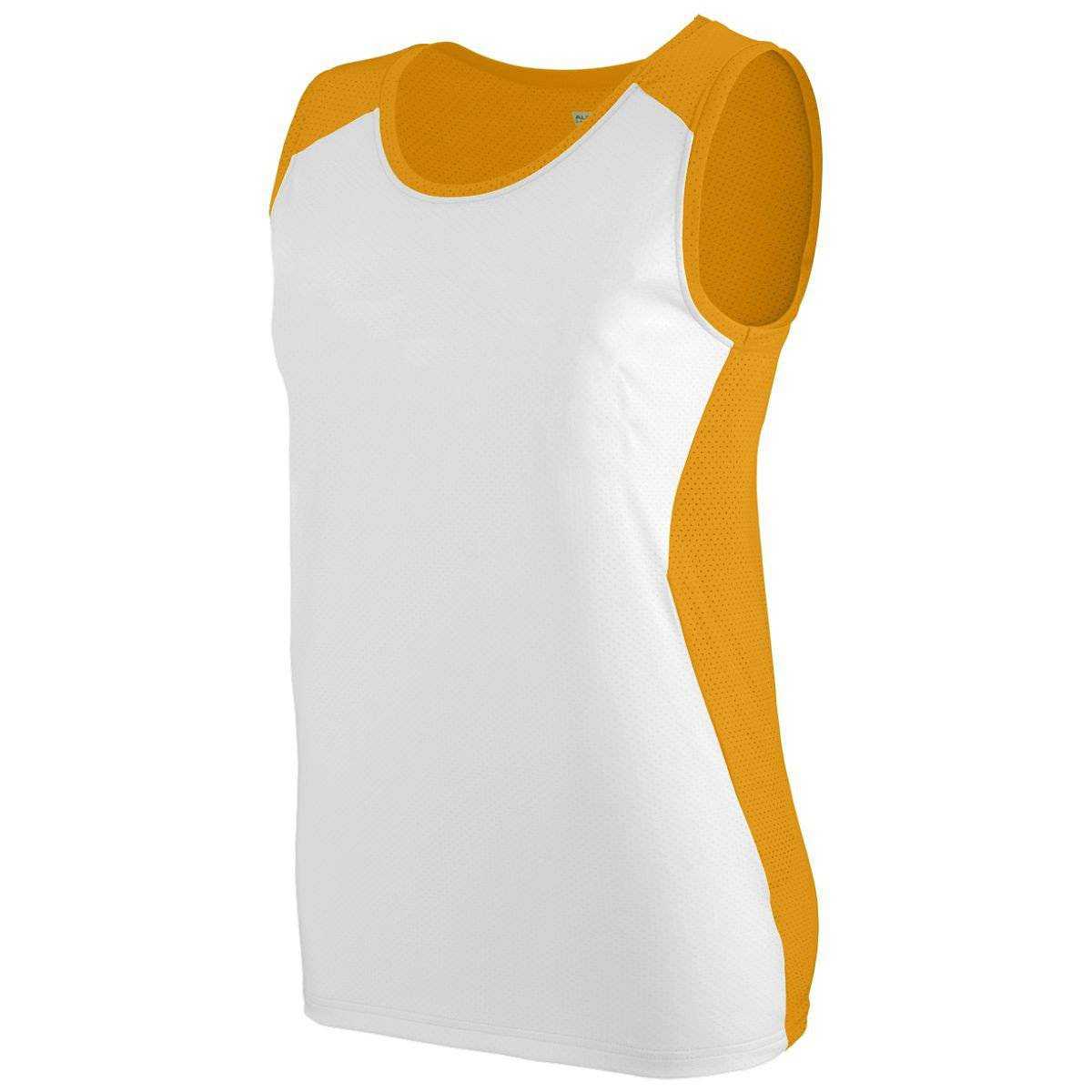 Augusta 329 Ladies Alize Jersey - Gold White - HIT a Double