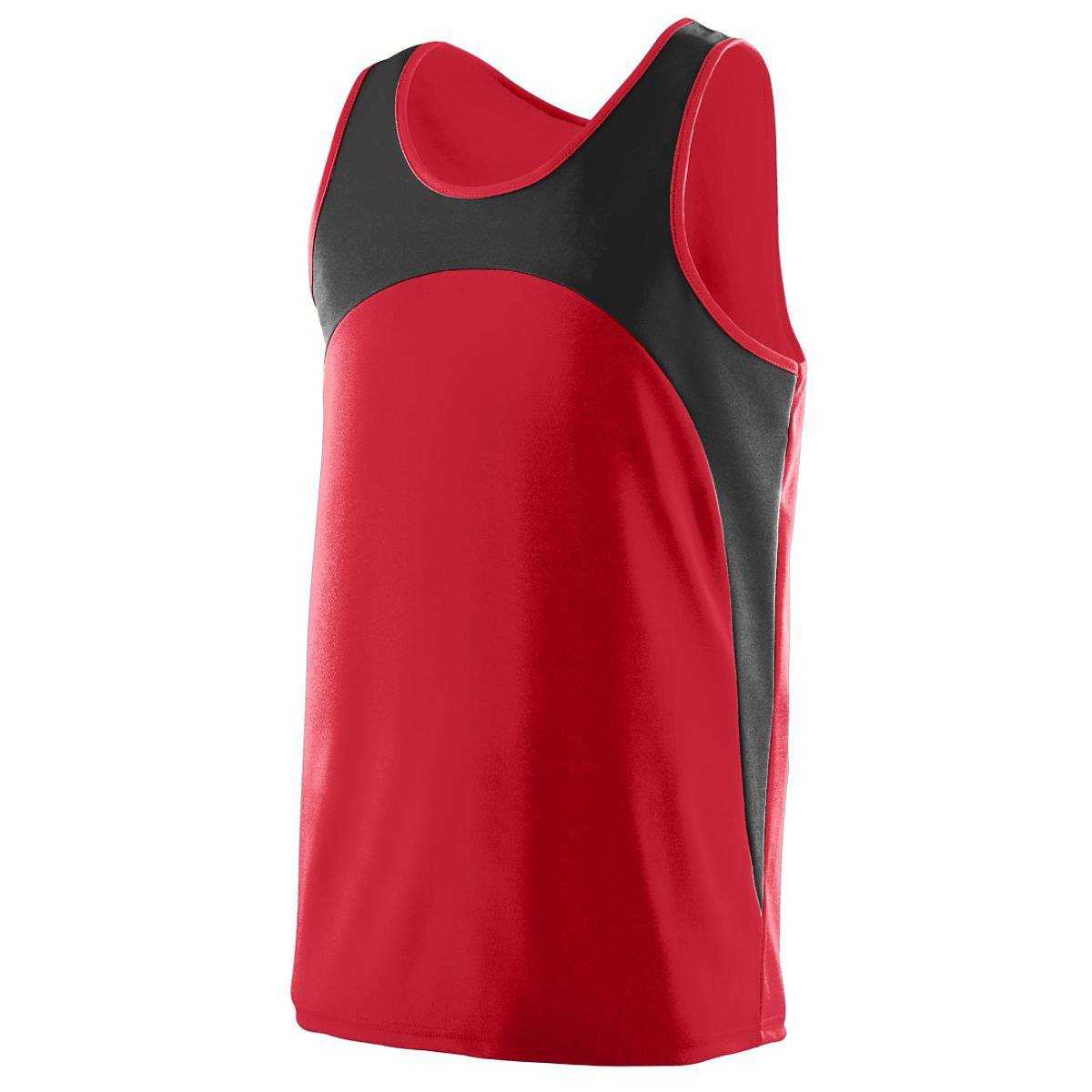 Augusta 341 Velocity Track Jersey - Youth - Red Black - HIT a Double
