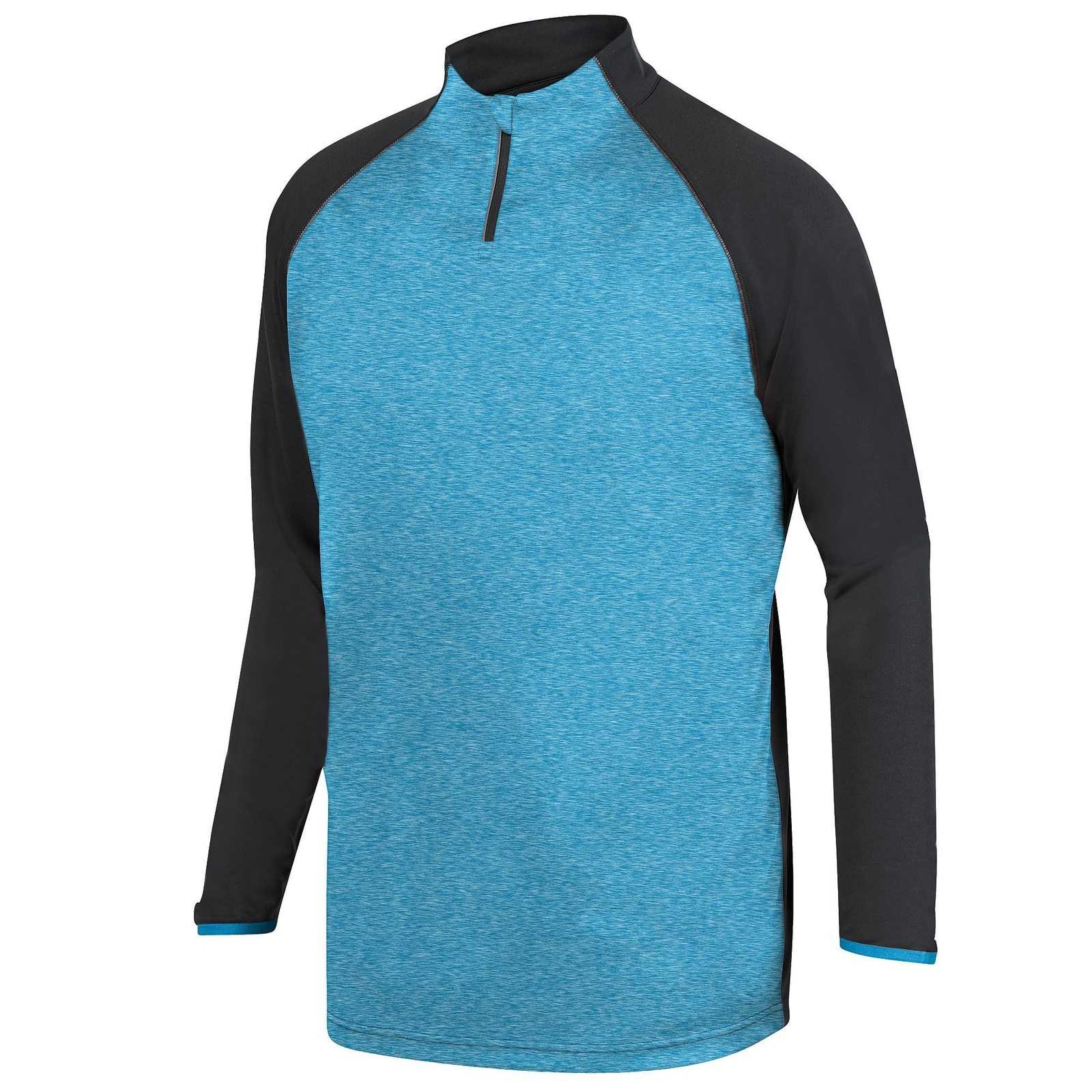 Augusta 3620 Record Setter Pullover - Slate Power Blue Heather - HIT a Double