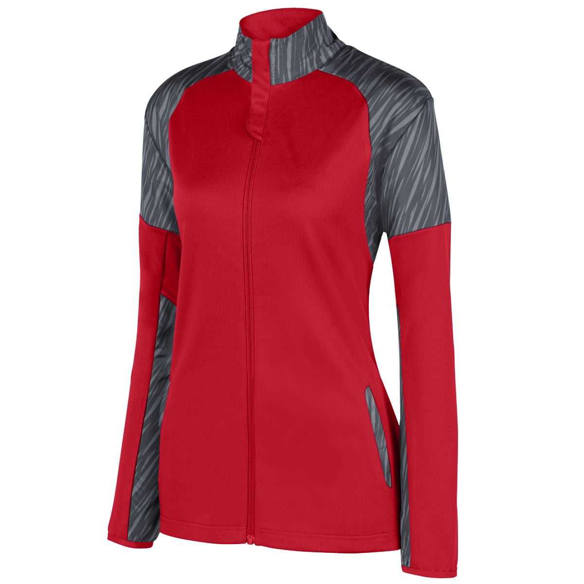 Augusta 3627 Ladies Breaker Jacket - Red Slate - HIT a Double