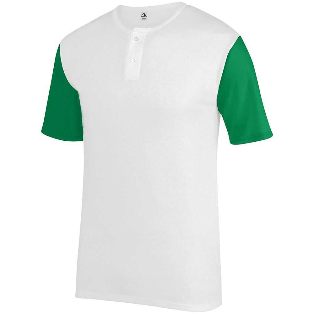 Augusta 376 Badge Jersey - White Kelly - HIT a Double