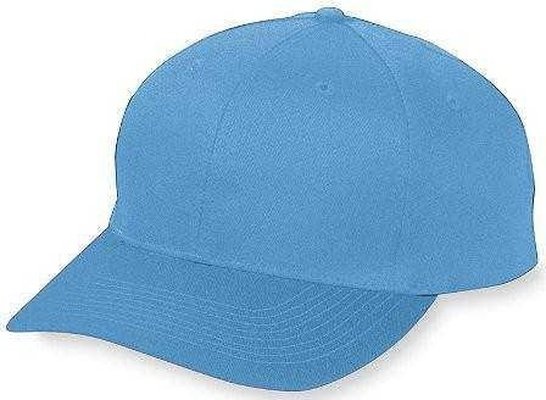 Augusta 6204 Six-Panel Cotton Twill Low-Profile Cap - Columbia Blue - HIT a Double