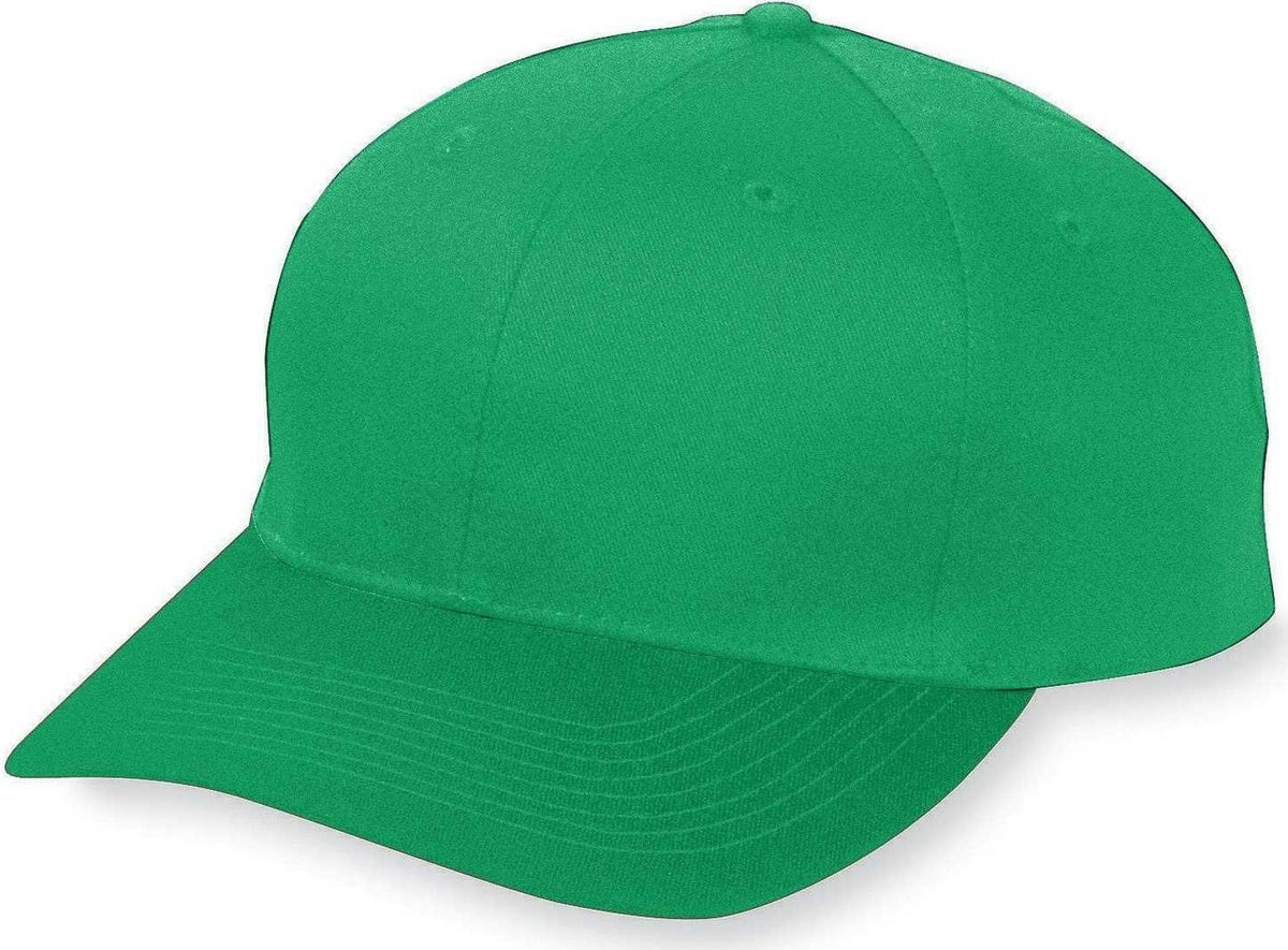 Augusta 6204 Six-Panel Cotton Twill Low-Profile Cap - Kelly - HIT a Double