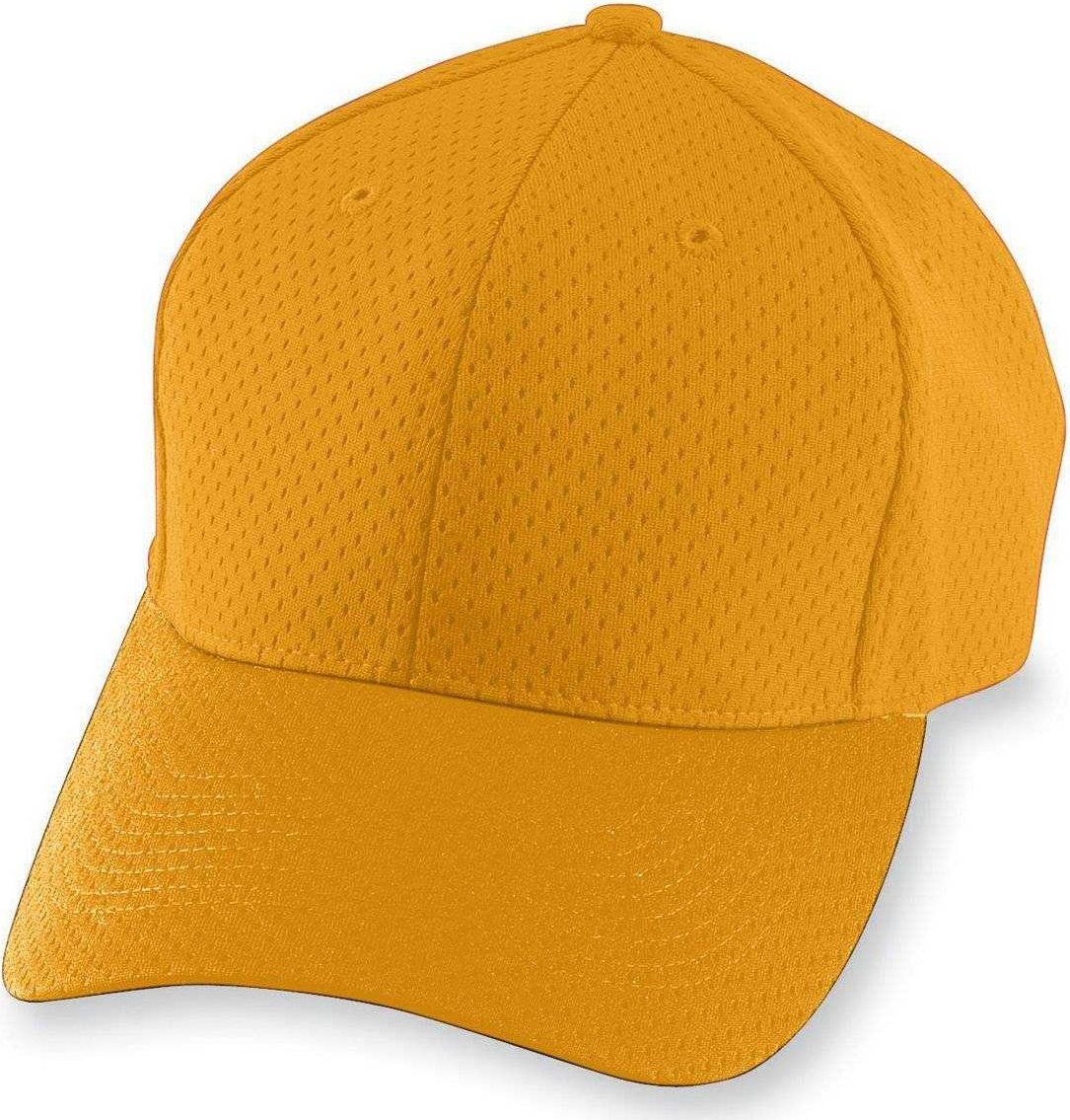 Augusta 6236 Athletic Mesh Cap - Youth - Gold - HIT a Double