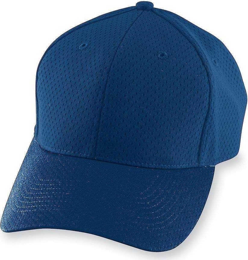 Augusta 6236 Athletic Mesh Cap - Youth - Navy - HIT a Double