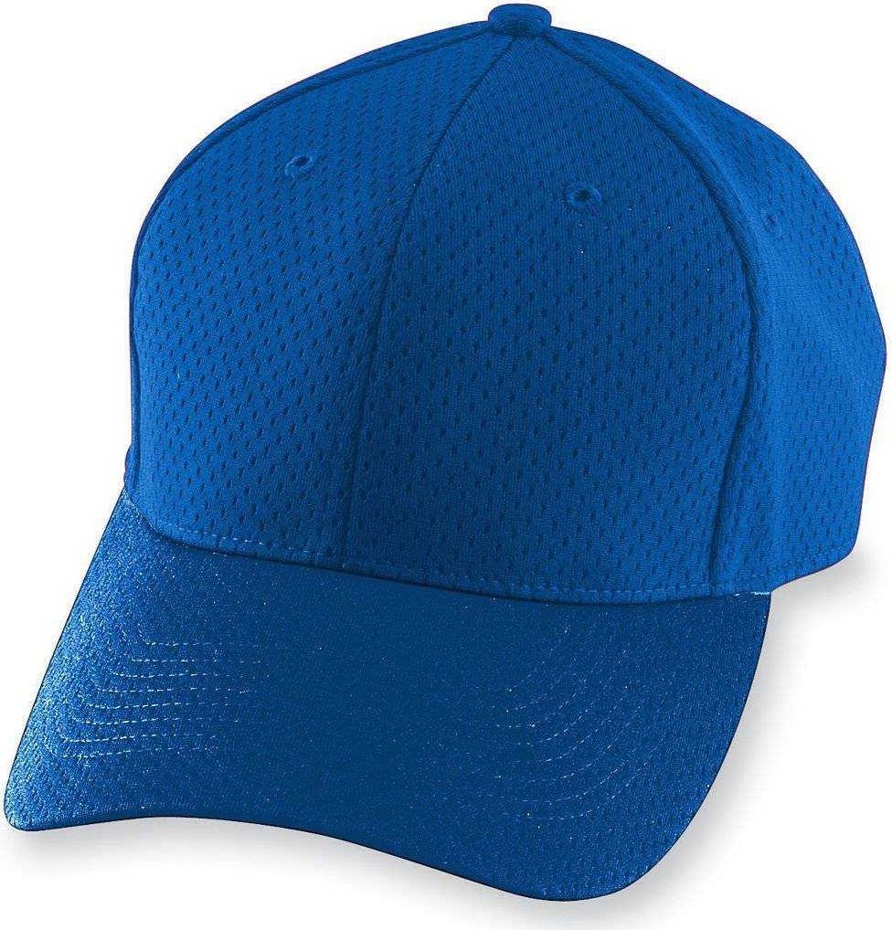Augusta 6236 Athletic Mesh Cap - Youth - Royal - HIT a Double
