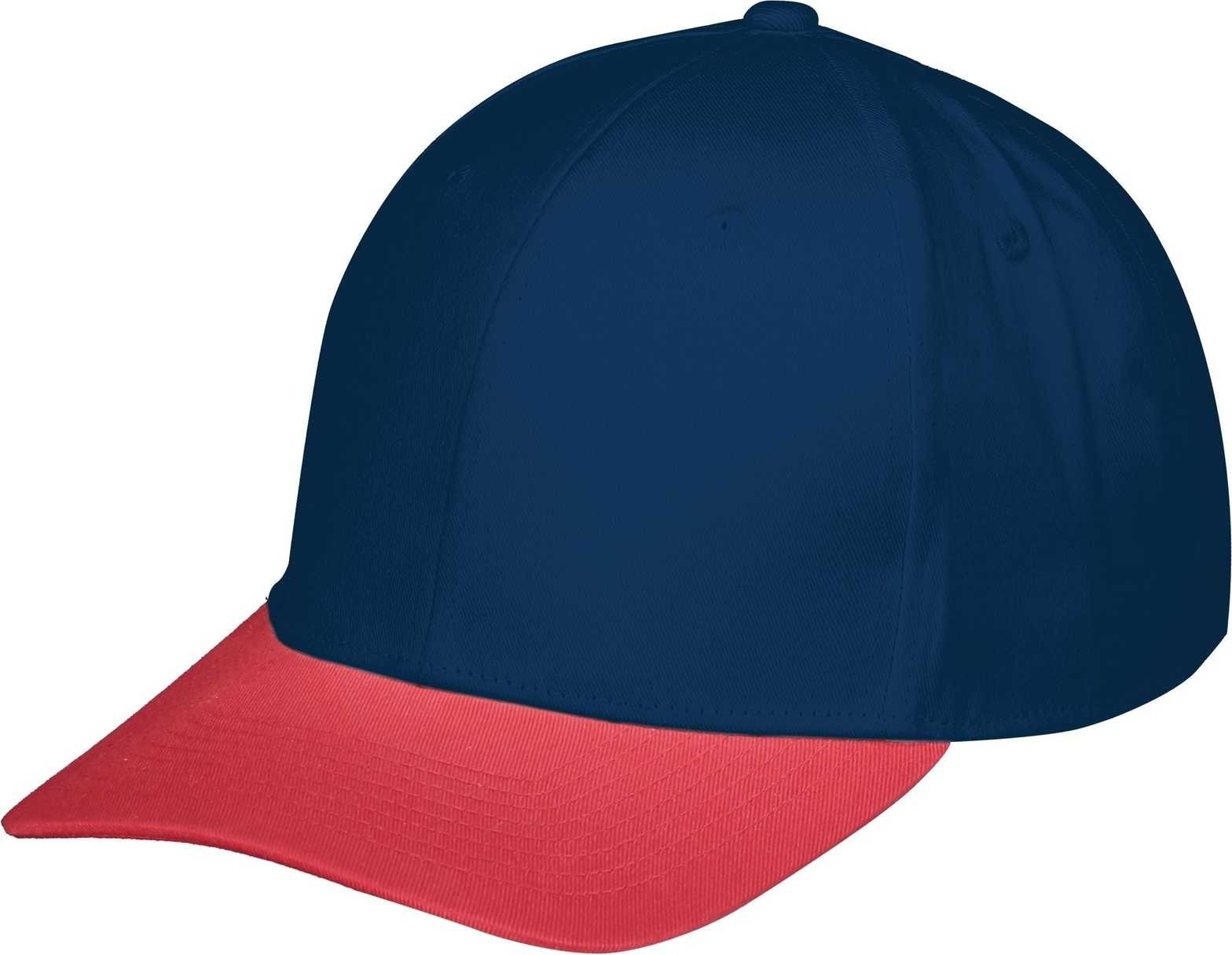 Augusta 6251 Rally Cotton Twill Cap - Navy Scarlet - HIT a Double