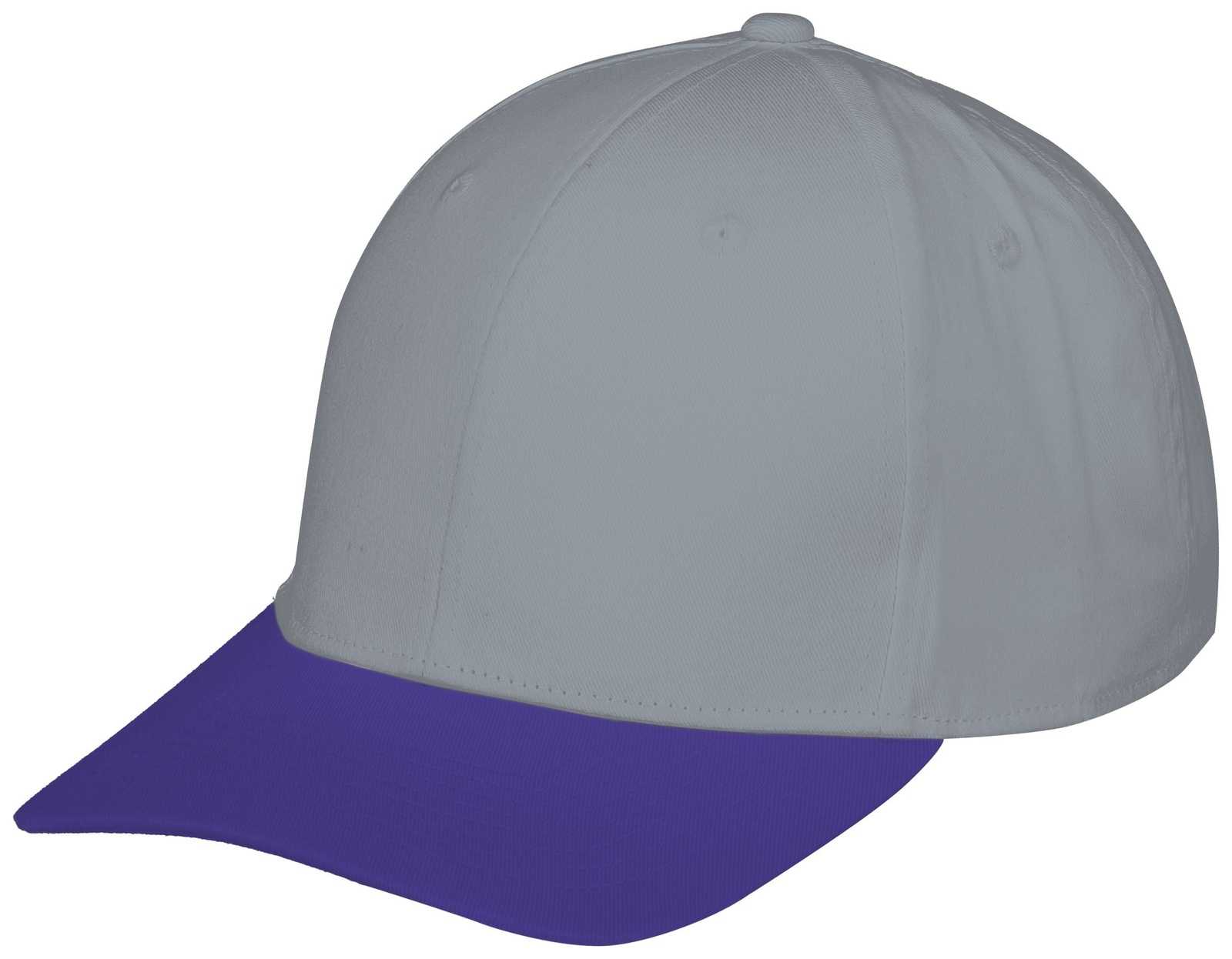 Augusta 6252 Youth Rally Cotton Twill Cap - Blue Grey Purple - HIT a Double