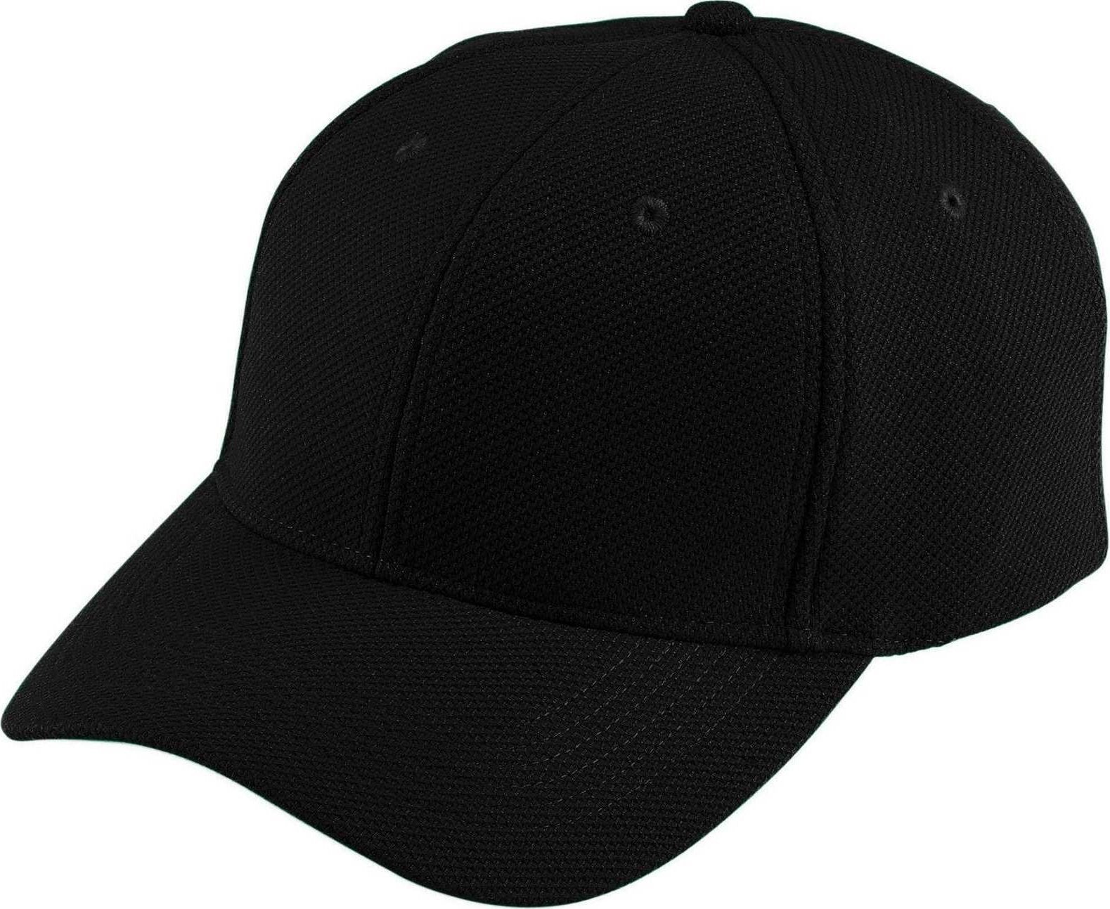 Augusta 6266 Adjustable Wicking Mesh Cap - Youth - Black - HIT a Double