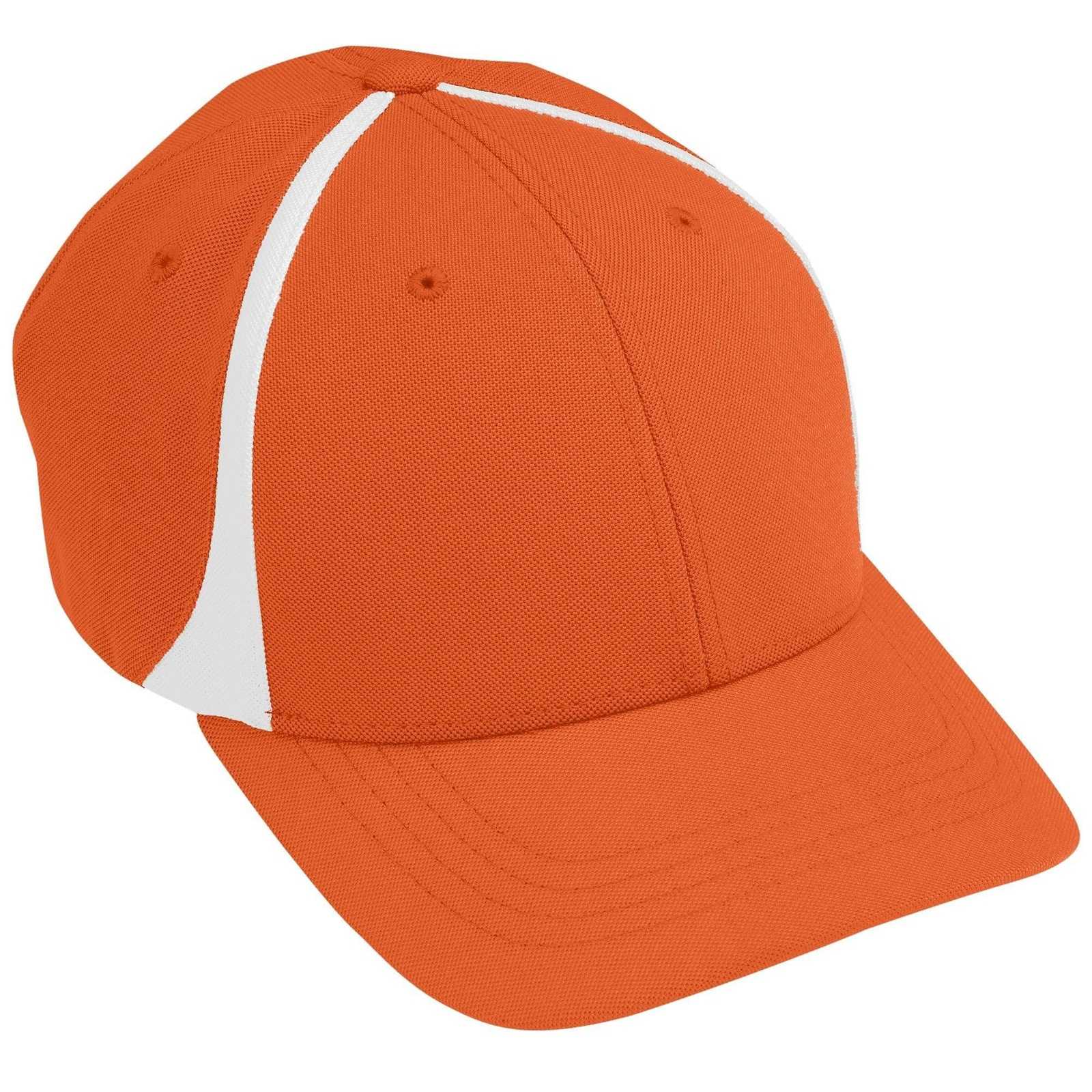 Augusta 6310 Flexfit Zone Cap - Orange White - HIT a Double