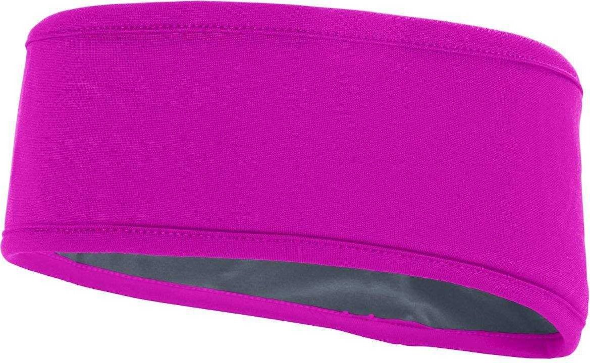Augusta 6750 Reversible Headband - Pink Dark Gray - HIT a Double