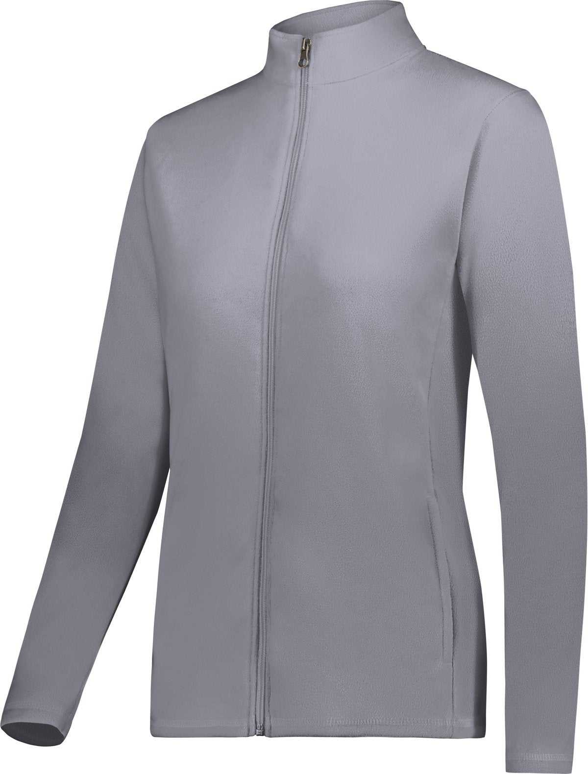 Augusta 6862 Ladies Micro-Lite Fleece Full-Zip Jacket - Graphite - HIT a Double