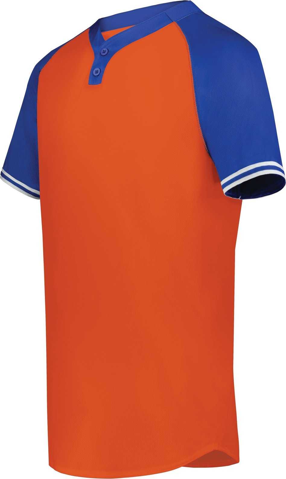 Augusta 6906 Youth Cutter+ Henley Jersey - Orange Royal - HIT a Double