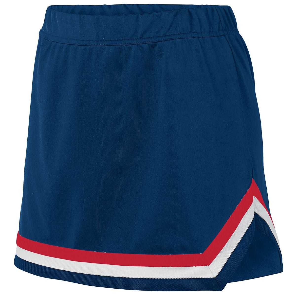 Augusta 9146 Girls Pike Skirt - Navy Red White - HIT a Double