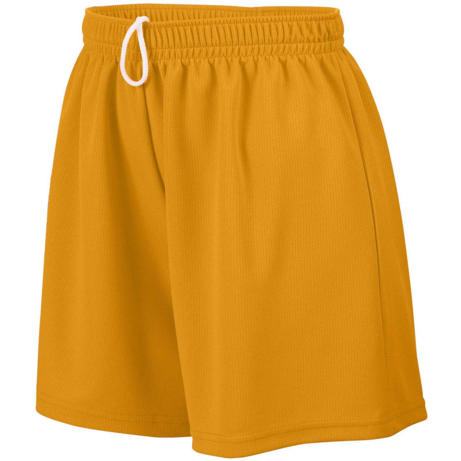 Augusta 960 Ladies Wicking Mesh Short - Gold - HIT a Double