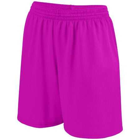 Augusta 963 Girls Shockwave Short - Power Pink White - HIT a Double