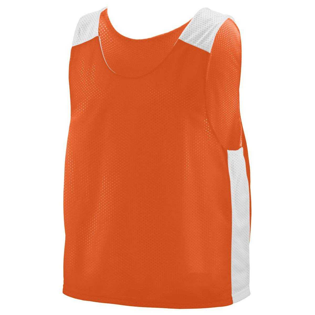Augusta 9715 Face Off Reversible Jersey - Orange White - HIT a Double