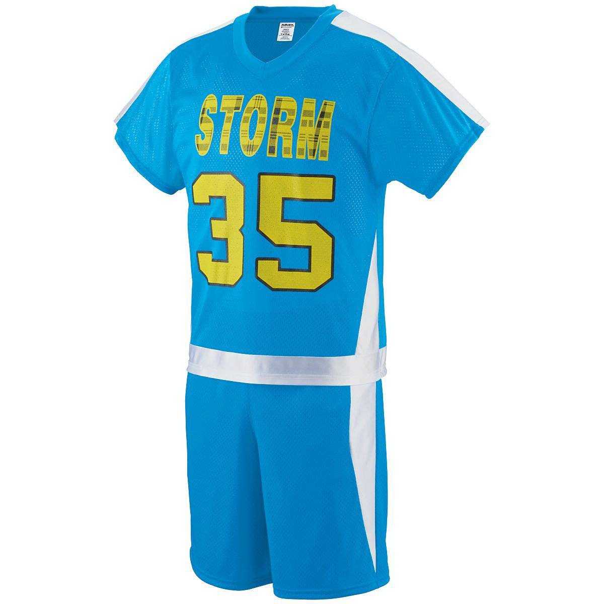 Augusta 9731 Winning Score Jersey Youth - Lime White - HIT a Double