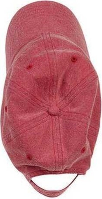 Authentic Pigment 1910 Pigment-Dyed Baseball Cap - Nautical Red - HIT a Double