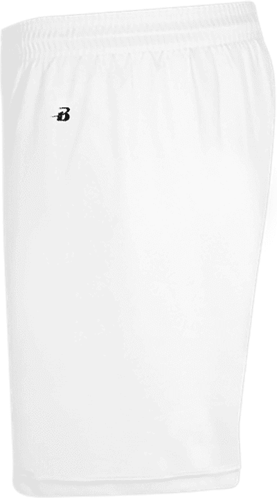 Badger Sport 414600 B-Core Pocketed 5" Short - White - HIT a Double - 1