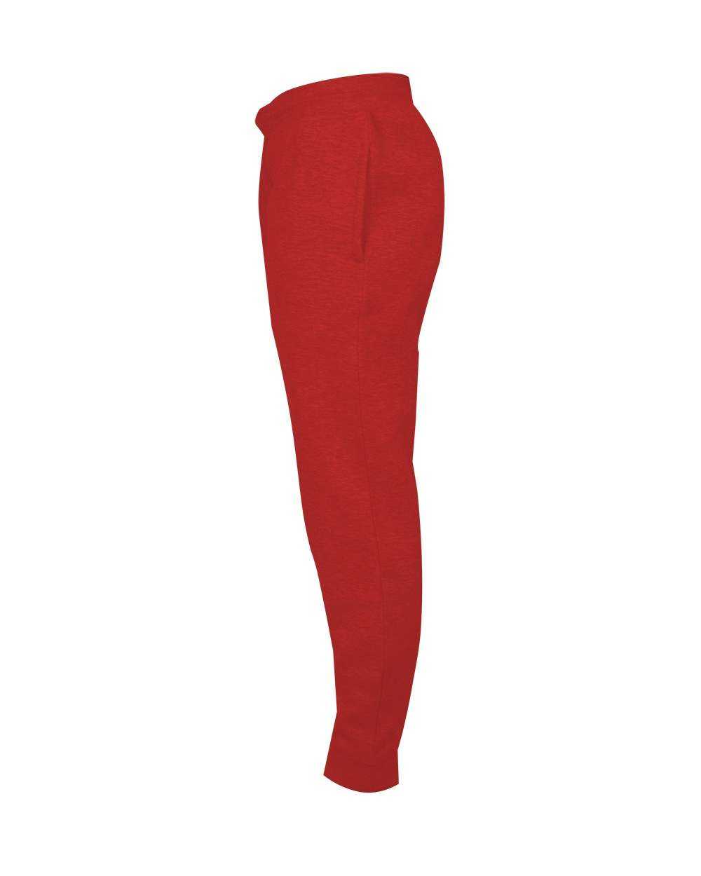 Badger Sport 1216 Athletic Fleece Ladies Jogger Pant - Red - HIT a Double - 1