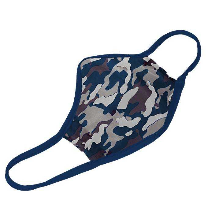 Badger Sport 1931 Reversible B-Core 3-Ply Mask - Navy Camo Navy Navy - HIT a Double - 1