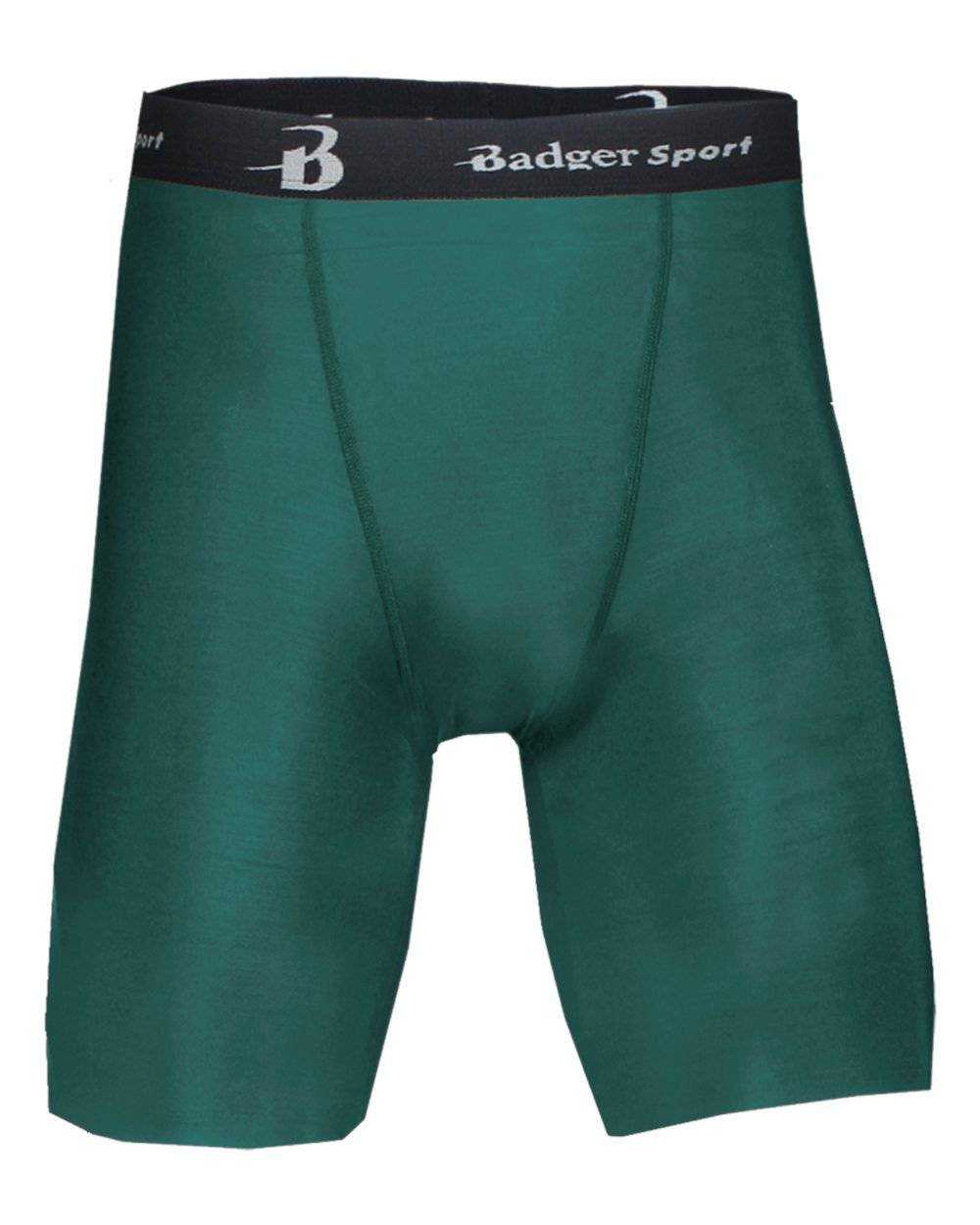 Badger Sport 4607 B-Fit Compression Short - Forest - HIT a Double - 1