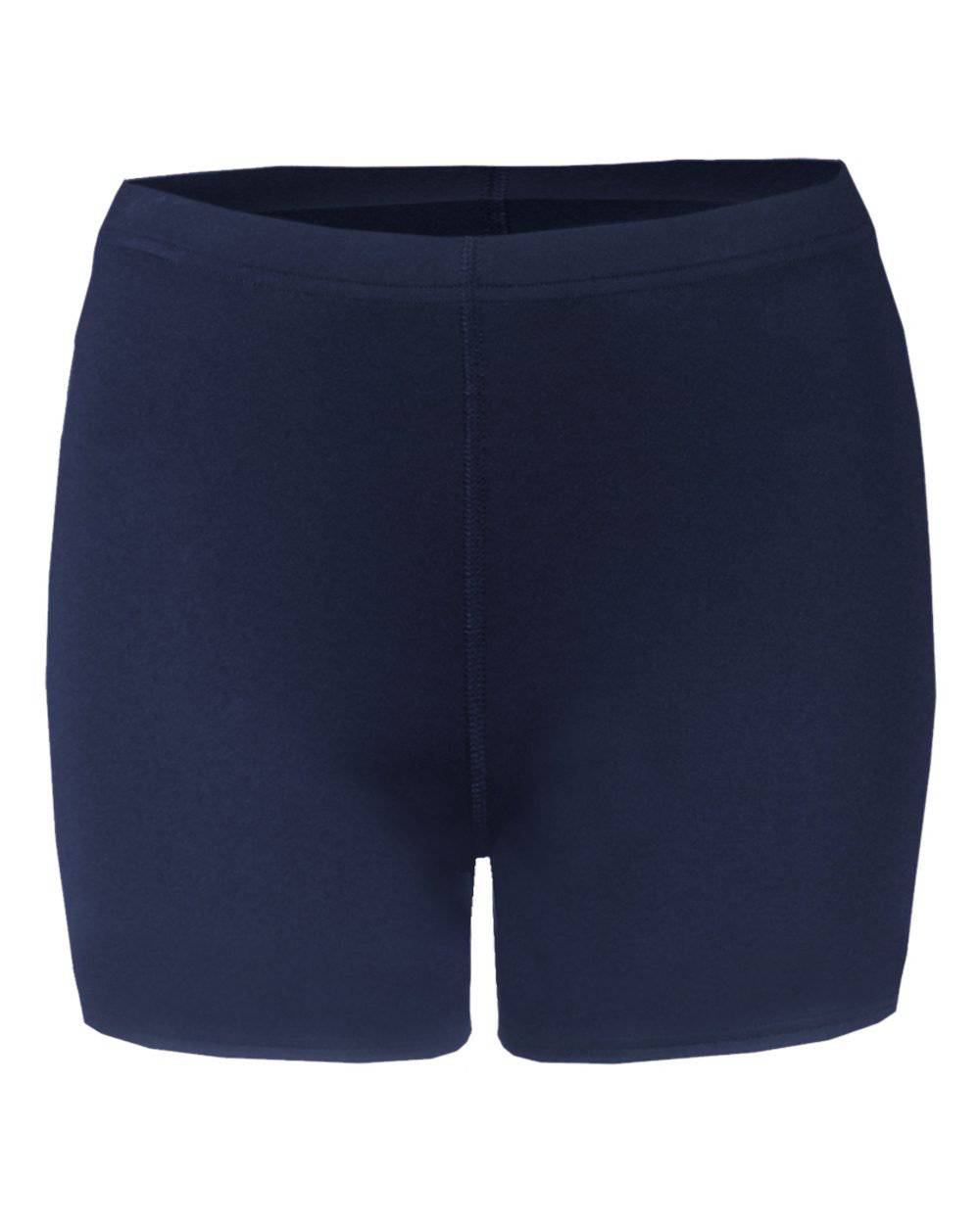 Badger Sport 4614 B-Fit Compression Ladies Short 4" - Navy - HIT a Double - 1