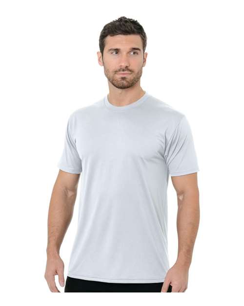 Bayside 5300 USA-Made Performance T-Shirt - White - HIT a Double