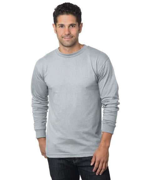 Bayside 6100 USA-Made Long Sleeve T-Shirt - Dark Ash