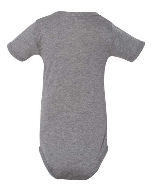 Bella + Canvas 134B Baby Triblend Short Sleeve One Piece - Grey Triblend - HIT a Double