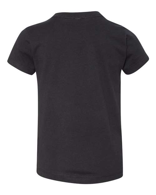 Bella + Canvas 3001T Toddler Jersey Tee - Black - HIT a Double