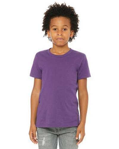 Bella + Canvas 3001Y Youth Jersey T-Shirt - Royal Purple - HIT a Double
