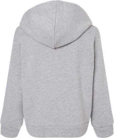Bella + Canvas 3719T Toddler Sponge Fleece Pullover Hoodie - Athletic Heather" - "HIT a Double