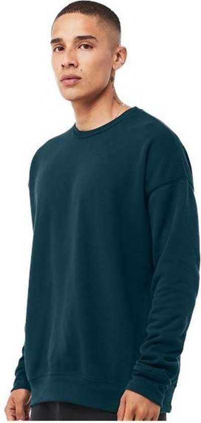 Bella Canvas 3945 Unisex Sponge Fleece Drop Shoulder Crewneck Sweatshirt Atlantic