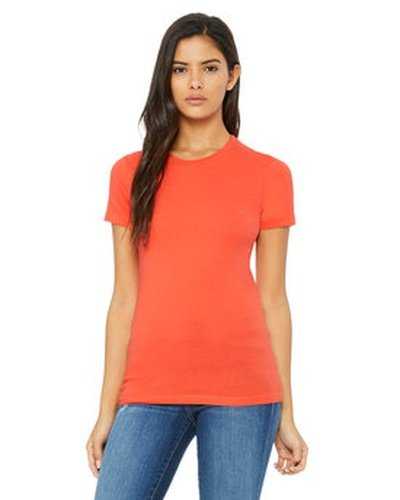 Bella + Canvas 6004 Ladies' Slim Fit T-Shirt - Coral - HIT a Double