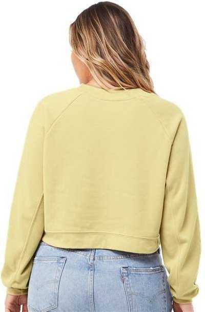 Bella Canvas 7505 Women s Raglan Pullover Fleece French Vanilla