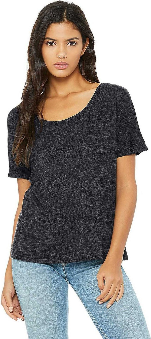 Bella canvas women's slouchy tee best sale