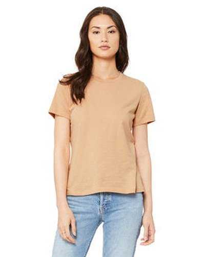 Bella + Canvas B6400 Ladies' Relaxed Jersey Short-Sleeve T-Shirt - Sand Dune - HIT a Double